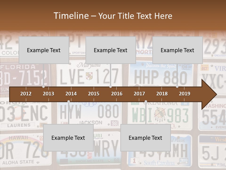 Colorado Transportation Headlight PowerPoint Template