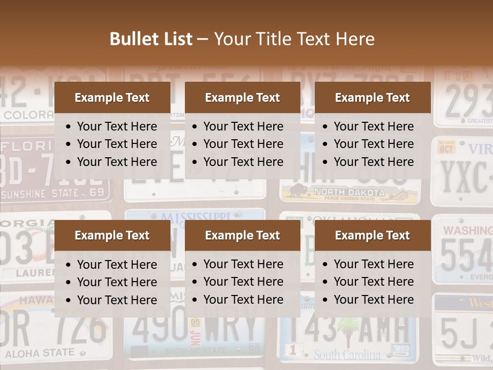 Colorado Transportation Headlight PowerPoint Template