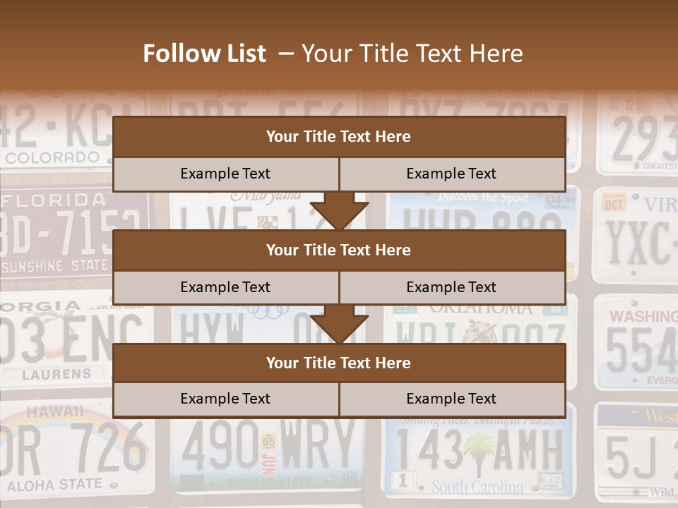Colorado Transportation Headlight PowerPoint Template