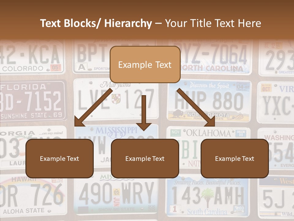 Colorado Transportation Headlight PowerPoint Template