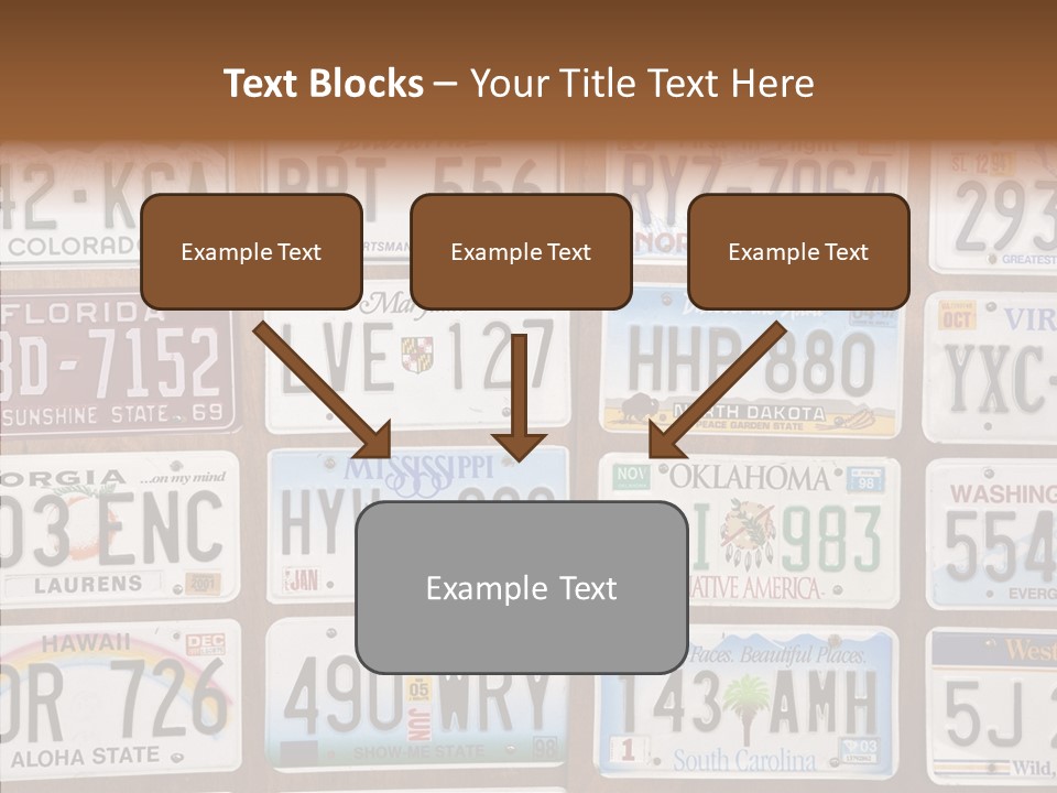 Colorado Transportation Headlight PowerPoint Template