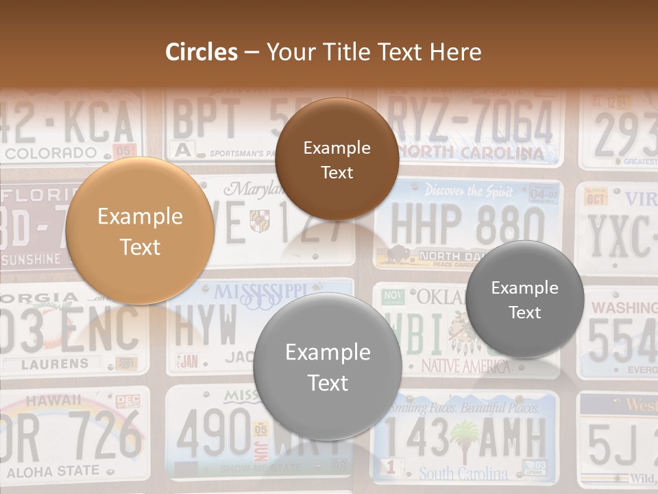 Colorado Transportation Headlight PowerPoint Template
