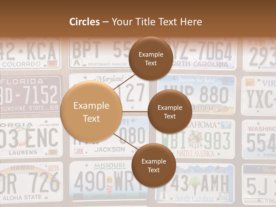 Colorado Transportation Headlight PowerPoint Template