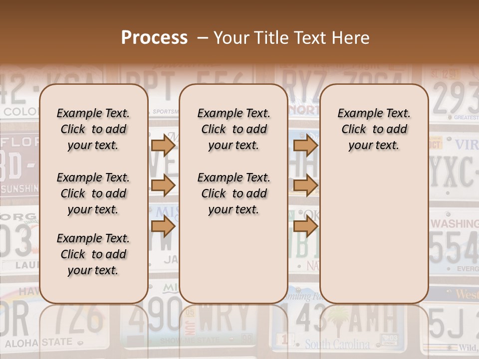 Colorado Transportation Headlight PowerPoint Template
