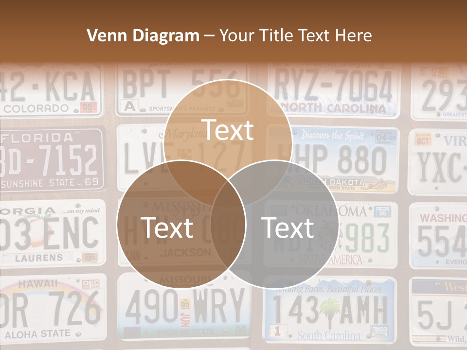Colorado Transportation Headlight PowerPoint Template