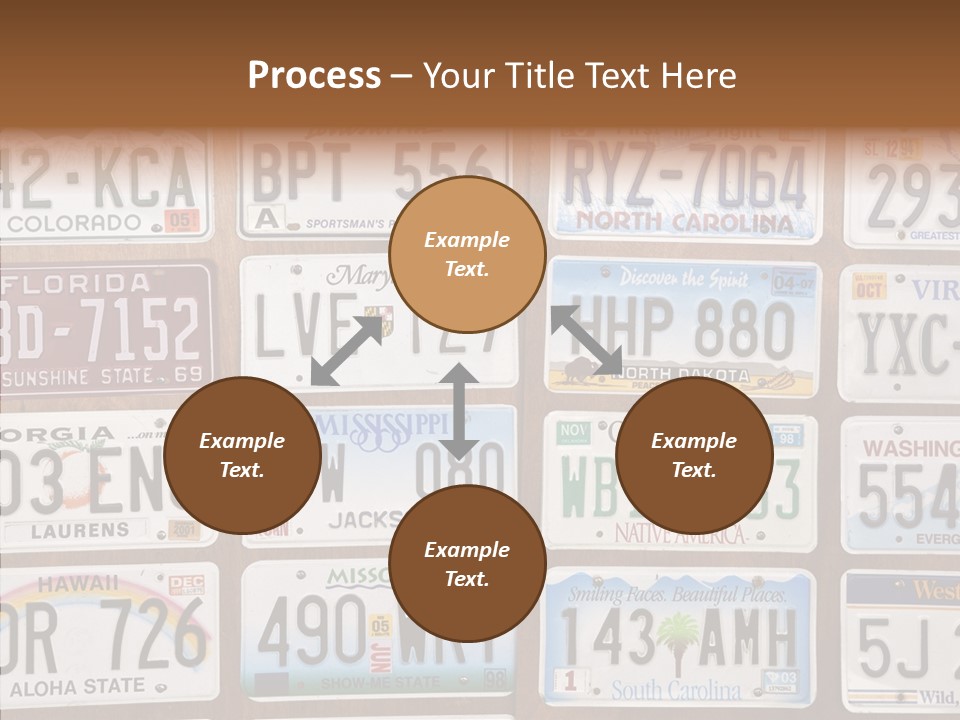 Colorado Transportation Headlight PowerPoint Template