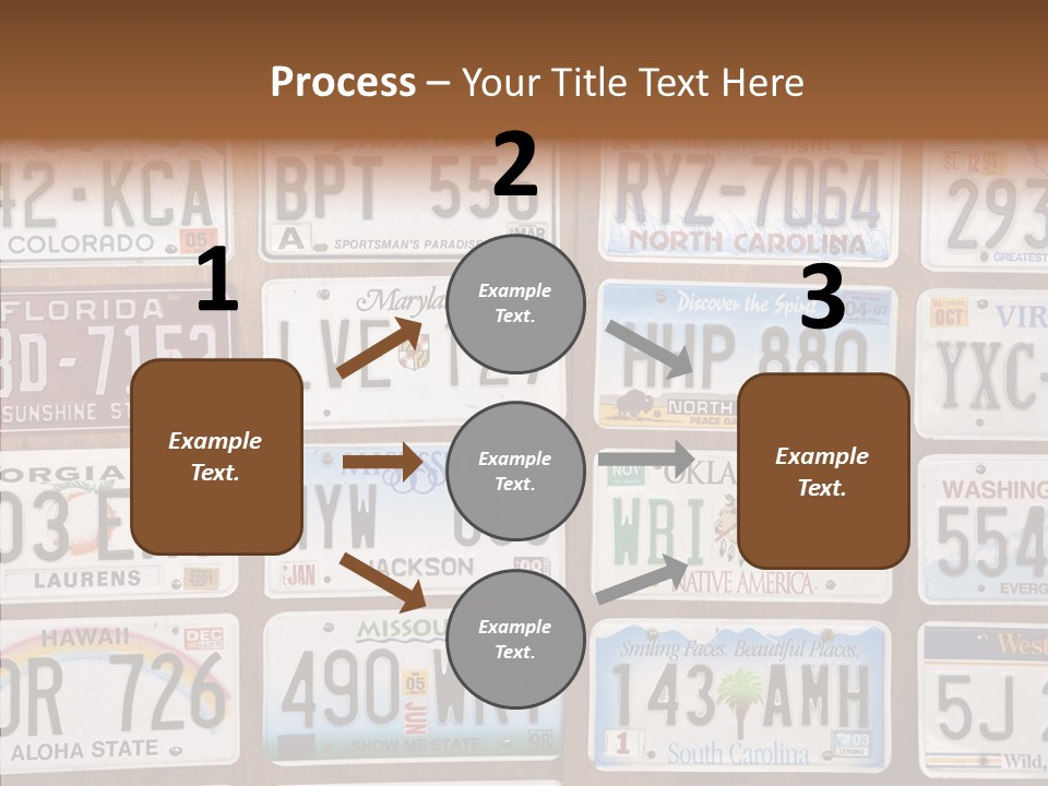 Colorado Transportation Headlight PowerPoint Template