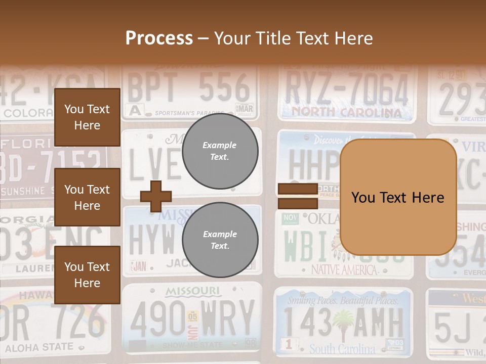 Colorado Transportation Headlight PowerPoint Template