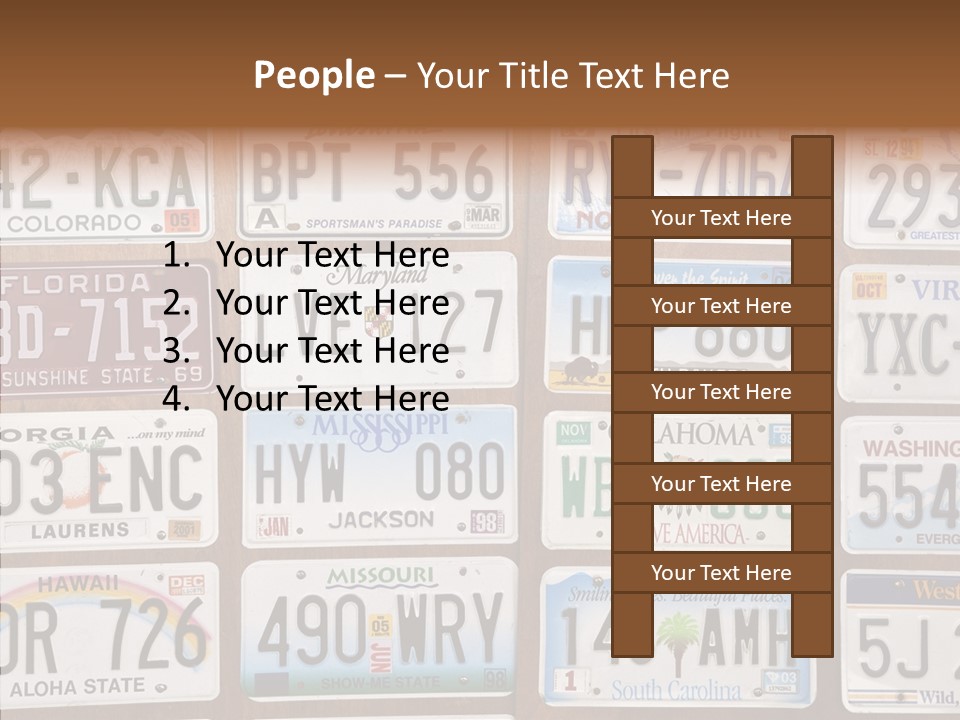 Colorado Transportation Headlight PowerPoint Template