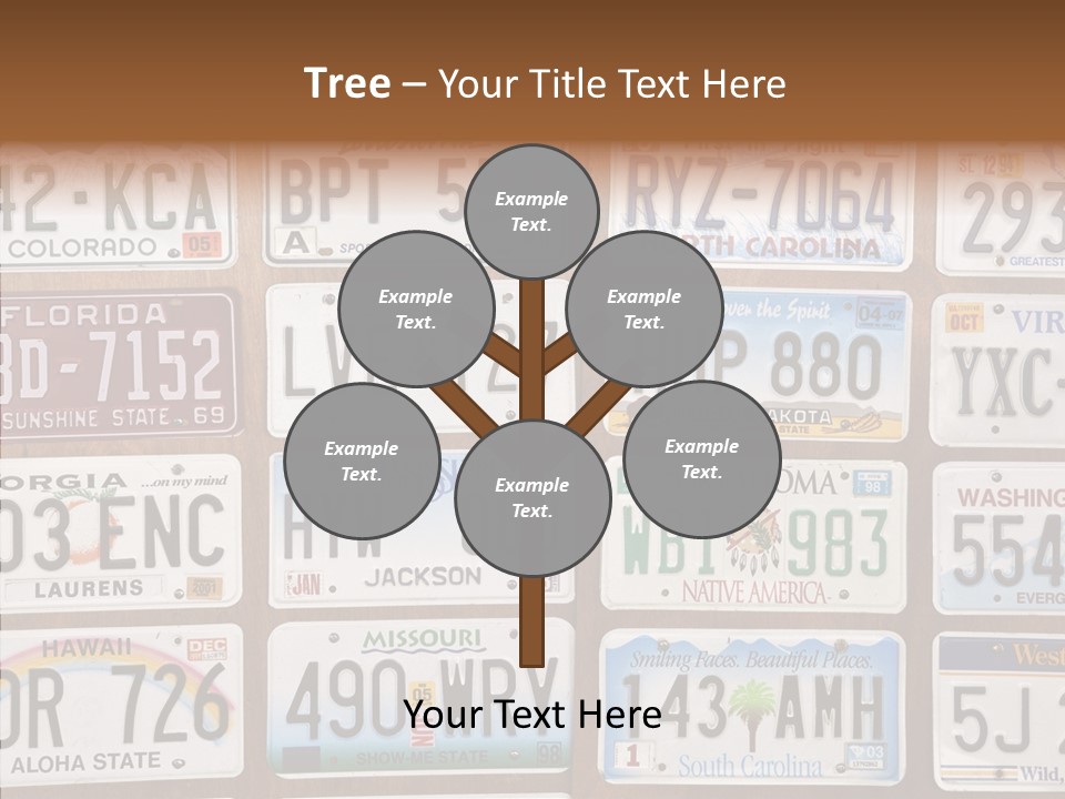 Colorado Transportation Headlight PowerPoint Template