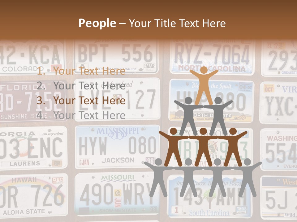 Colorado Transportation Headlight PowerPoint Template