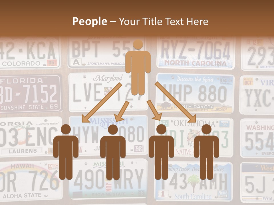 Colorado Transportation Headlight PowerPoint Template