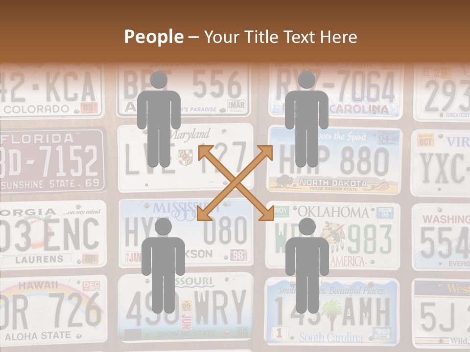 Colorado Transportation Headlight PowerPoint Template