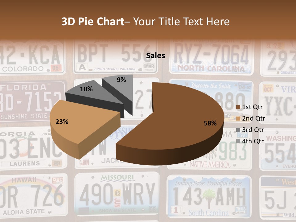 Colorado Transportation Headlight PowerPoint Template