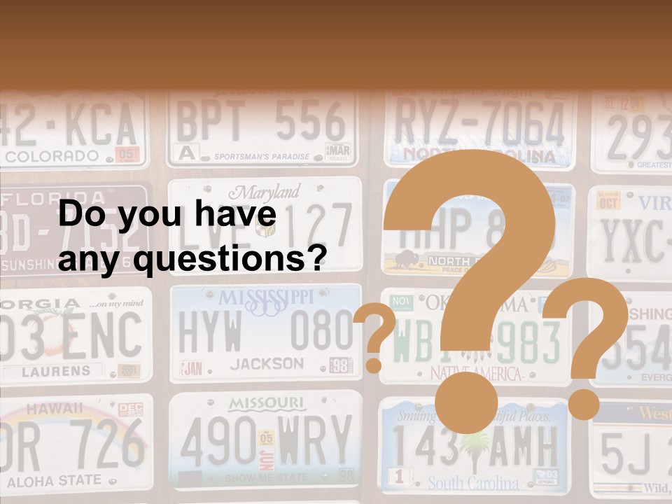 Colorado Transportation Headlight PowerPoint Template