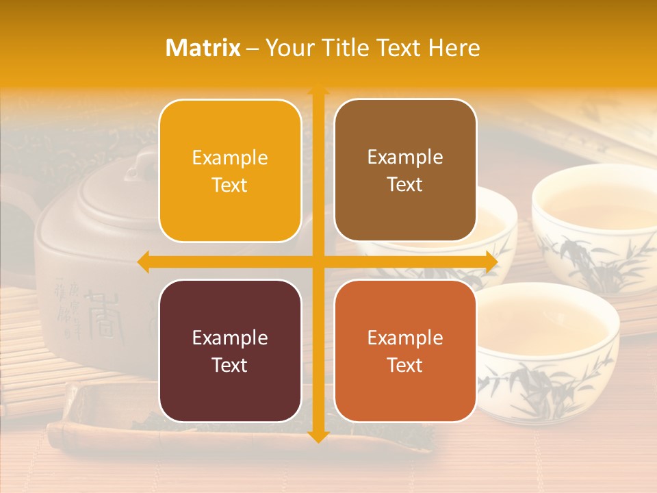 Cup Water Exotic PowerPoint Template