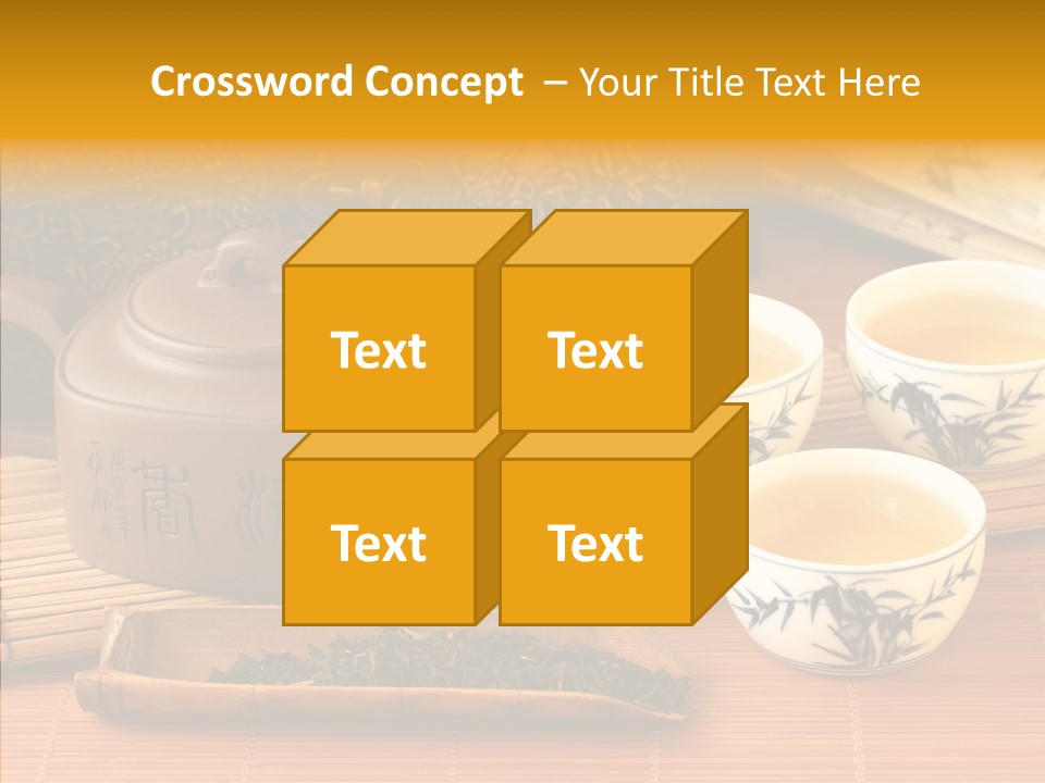 Cup Water Exotic PowerPoint Template