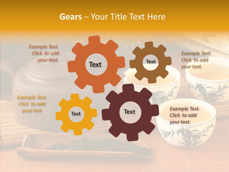 Cup Water Exotic PowerPoint Template