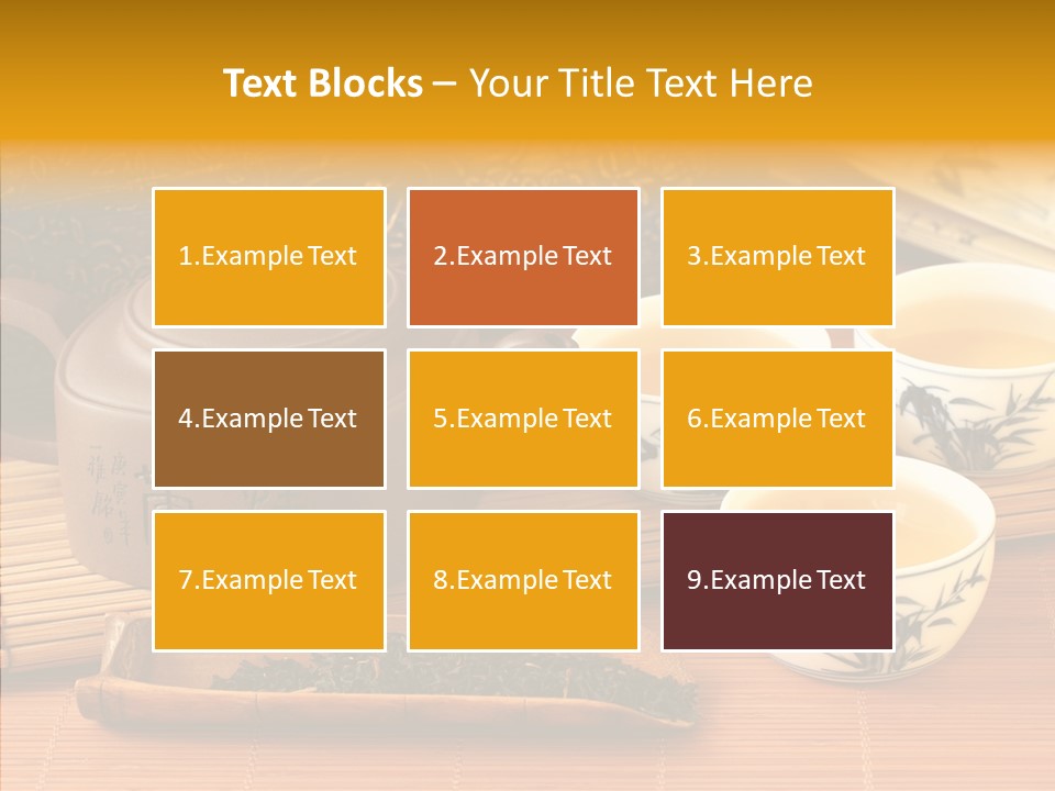 Cup Water Exotic PowerPoint Template