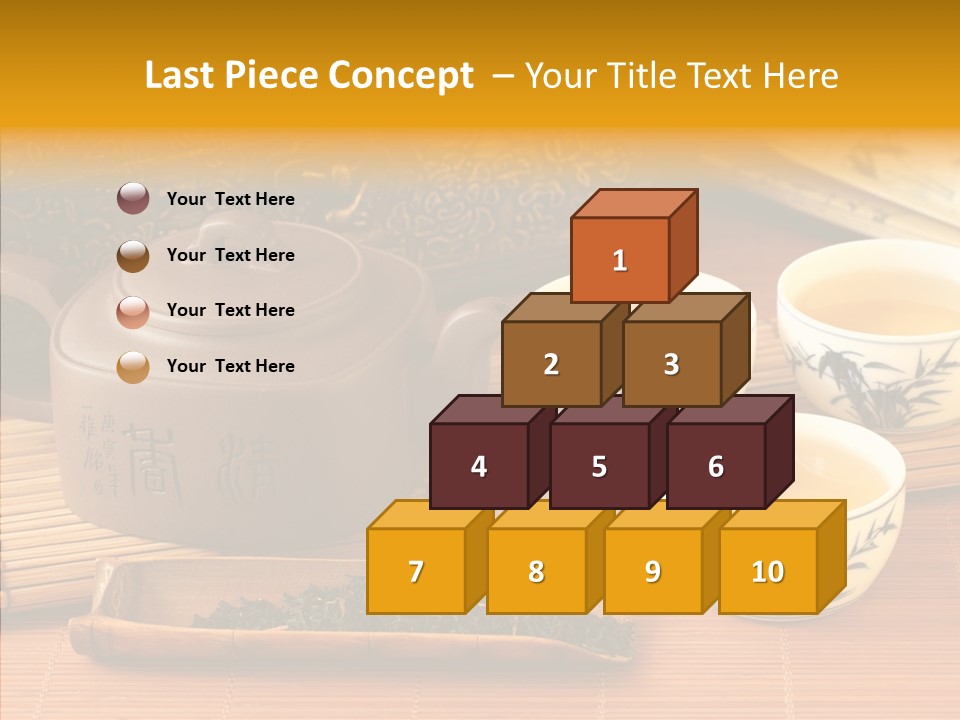 Cup Water Exotic PowerPoint Template