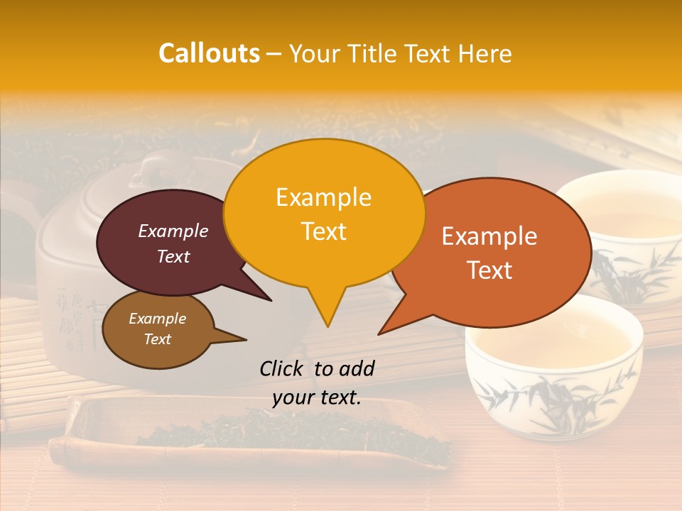 Cup Water Exotic PowerPoint Template