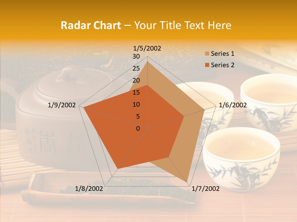 Cup Water Exotic PowerPoint Template