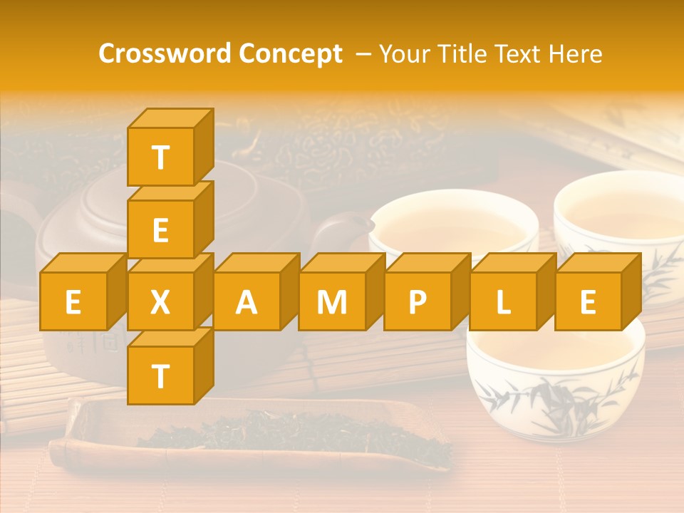 Cup Water Exotic PowerPoint Template