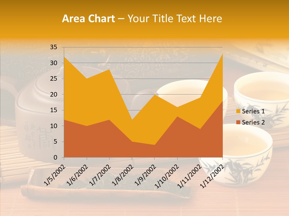 Cup Water Exotic PowerPoint Template
