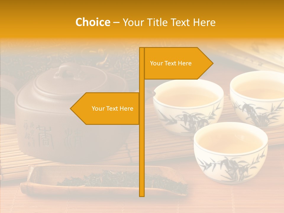 Cup Water Exotic PowerPoint Template