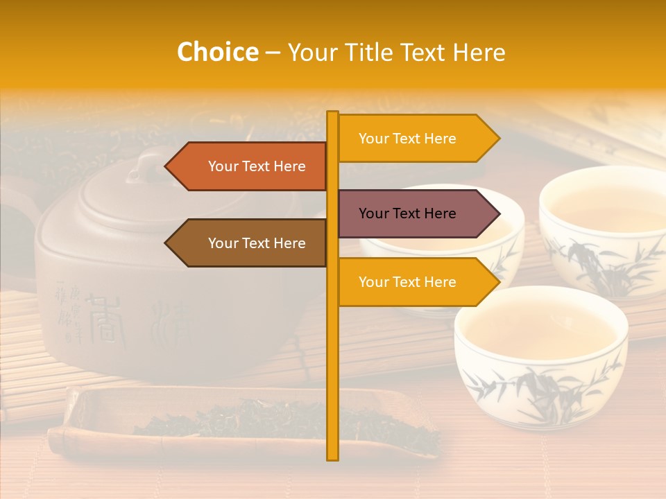 Cup Water Exotic PowerPoint Template