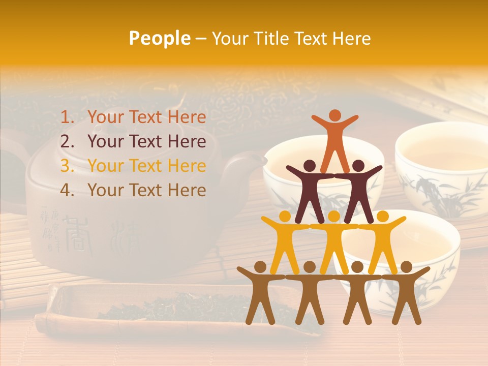 Cup Water Exotic PowerPoint Template