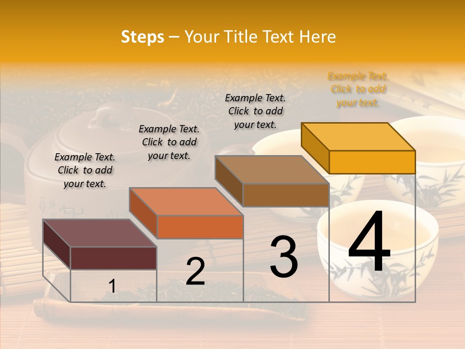 Cup Water Exotic PowerPoint Template