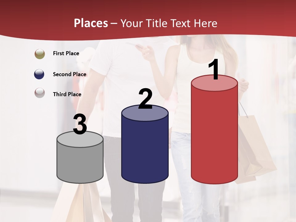 Fashion Buying White PowerPoint Template