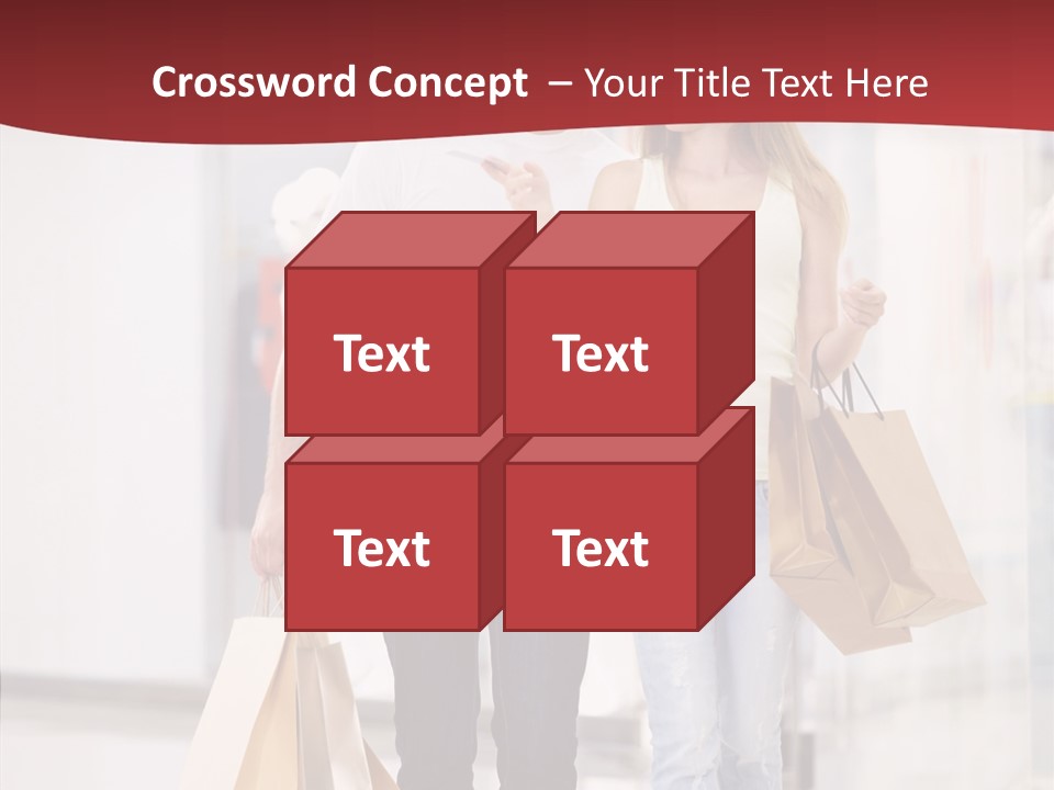 Fashion Buying White PowerPoint Template