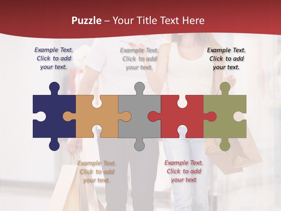 Fashion Buying White PowerPoint Template