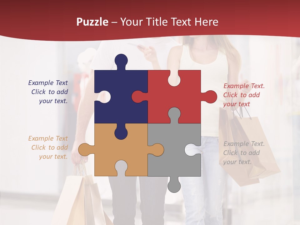 Fashion Buying White PowerPoint Template