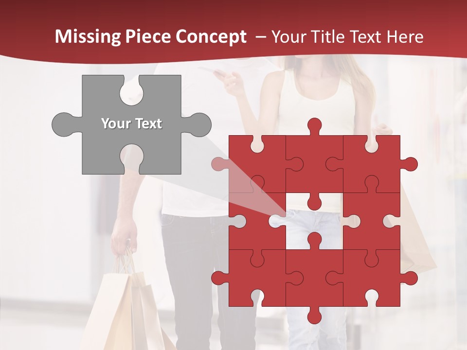 Fashion Buying White PowerPoint Template