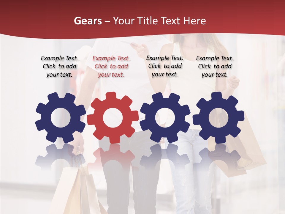 Fashion Buying White PowerPoint Template