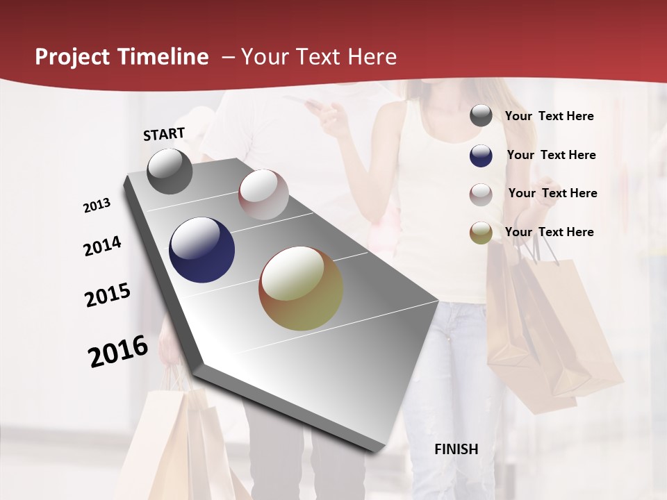 Fashion Buying White PowerPoint Template