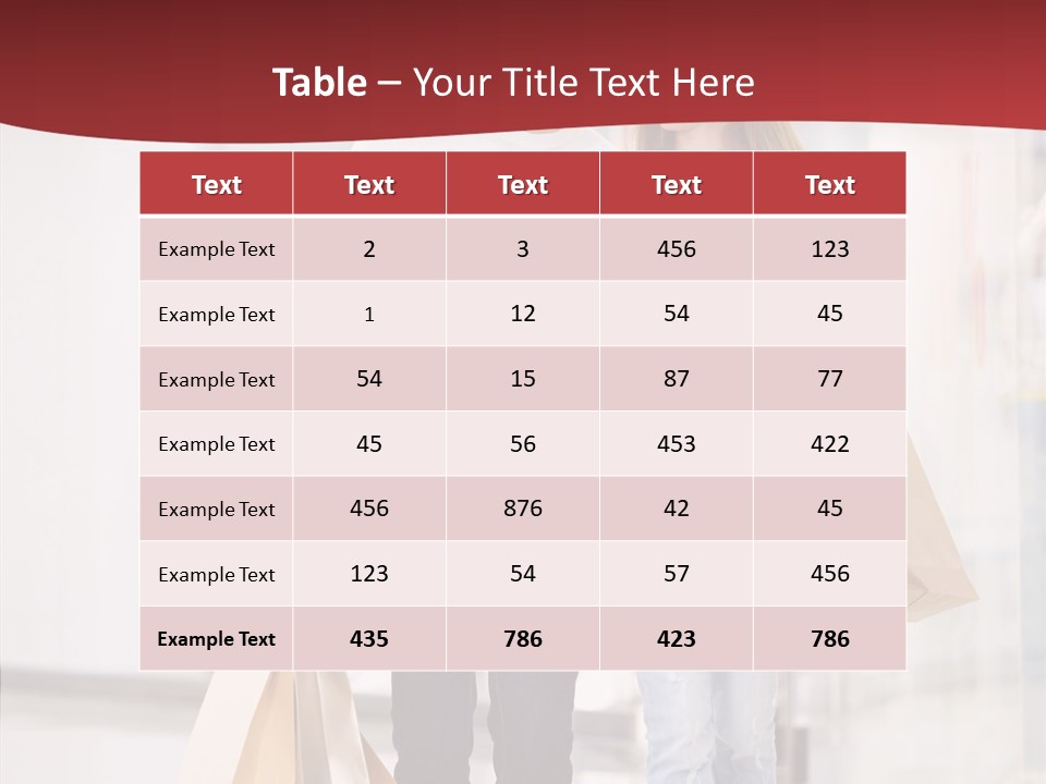 Fashion Buying White PowerPoint Template