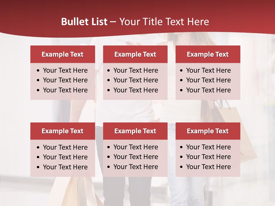 Fashion Buying White PowerPoint Template