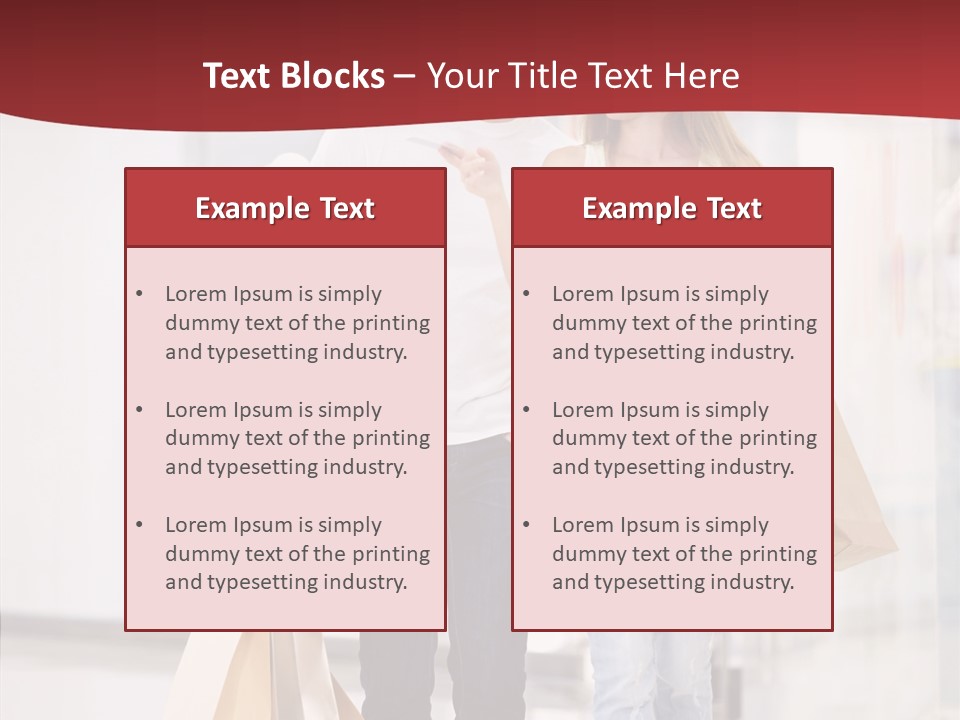 Fashion Buying White PowerPoint Template