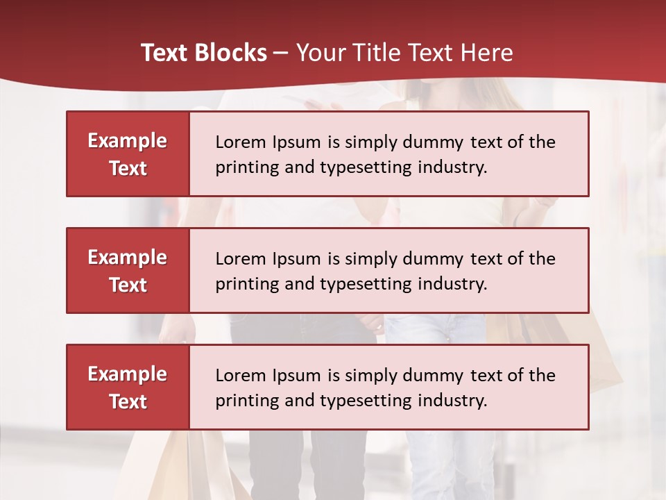 Fashion Buying White PowerPoint Template