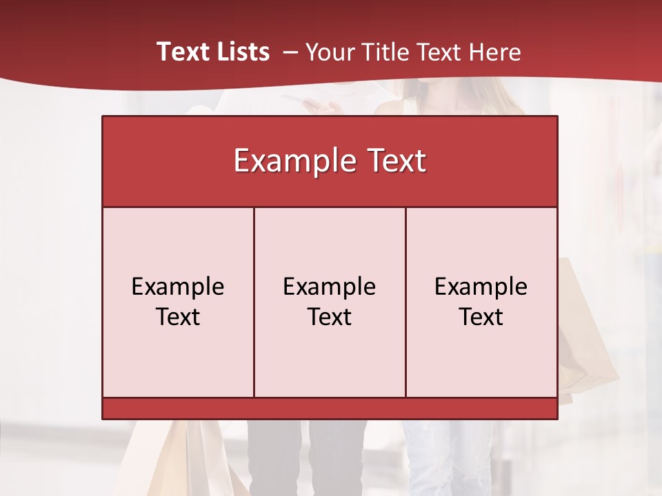 Fashion Buying White PowerPoint Template