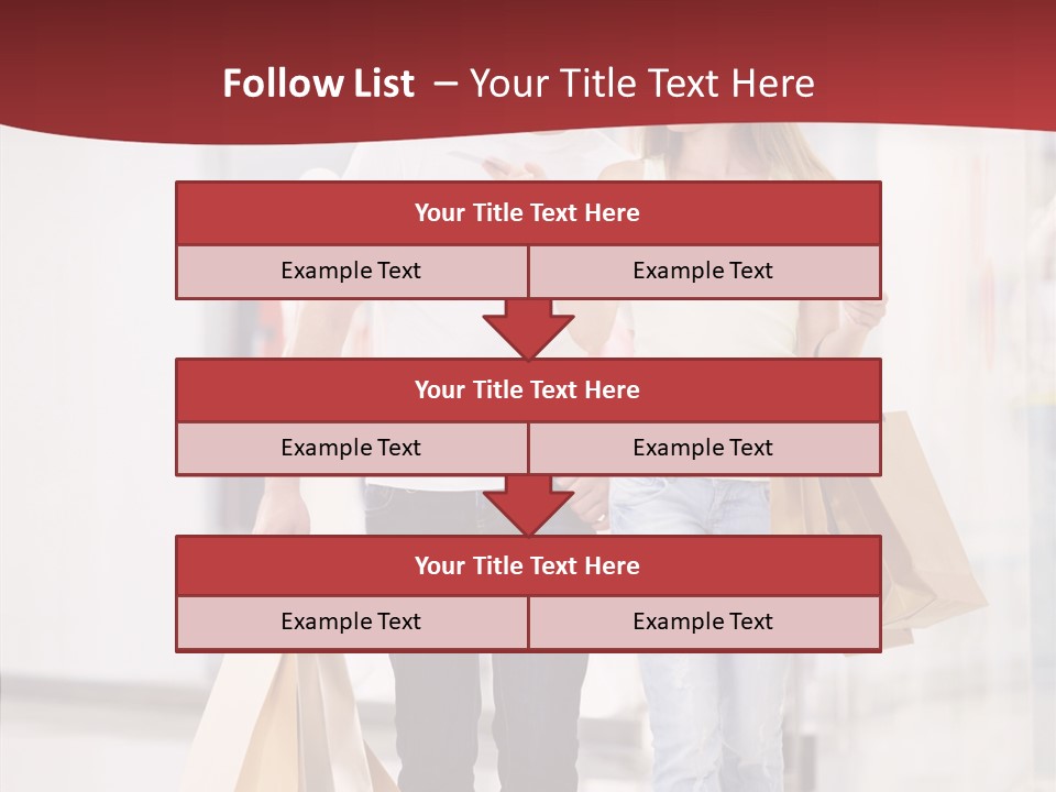 Fashion Buying White PowerPoint Template