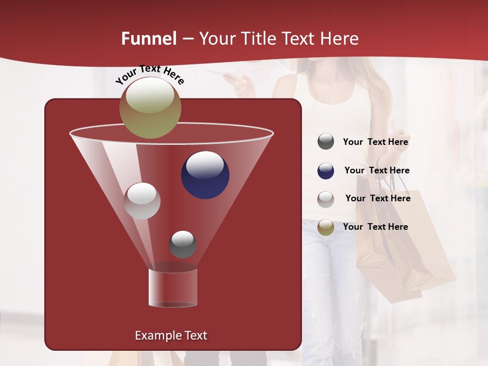 Fashion Buying White PowerPoint Template