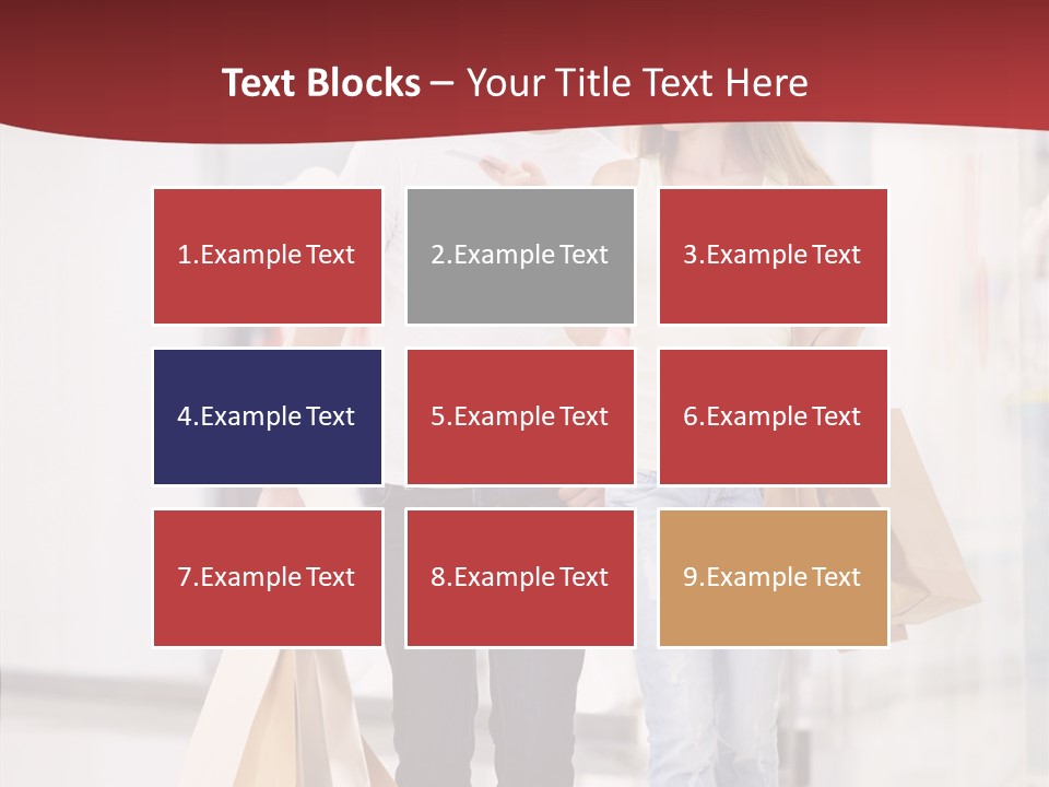 Fashion Buying White PowerPoint Template