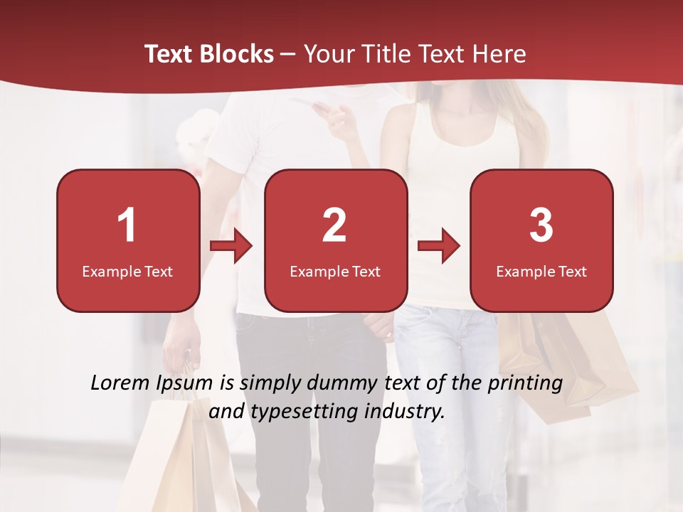 Fashion Buying White PowerPoint Template