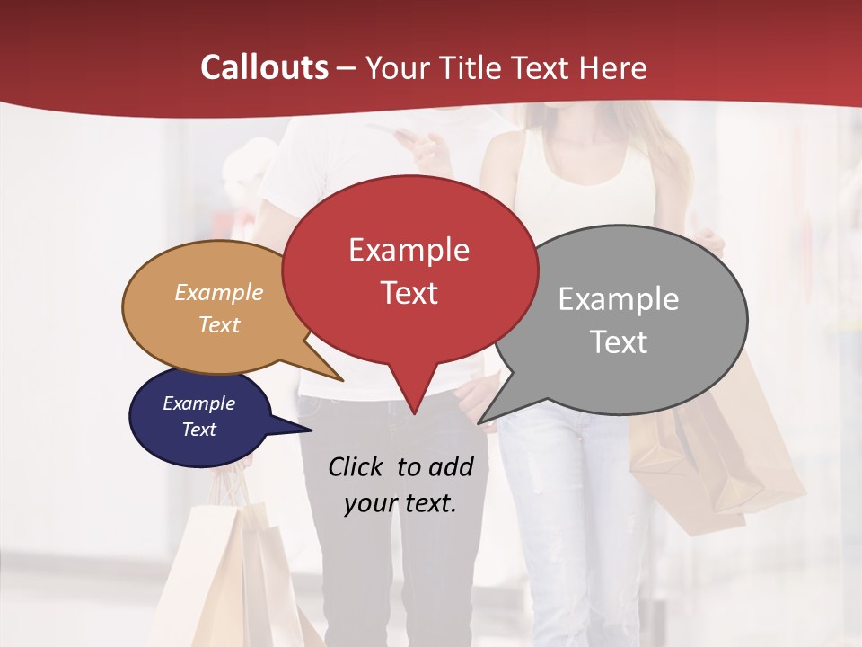 Fashion Buying White PowerPoint Template