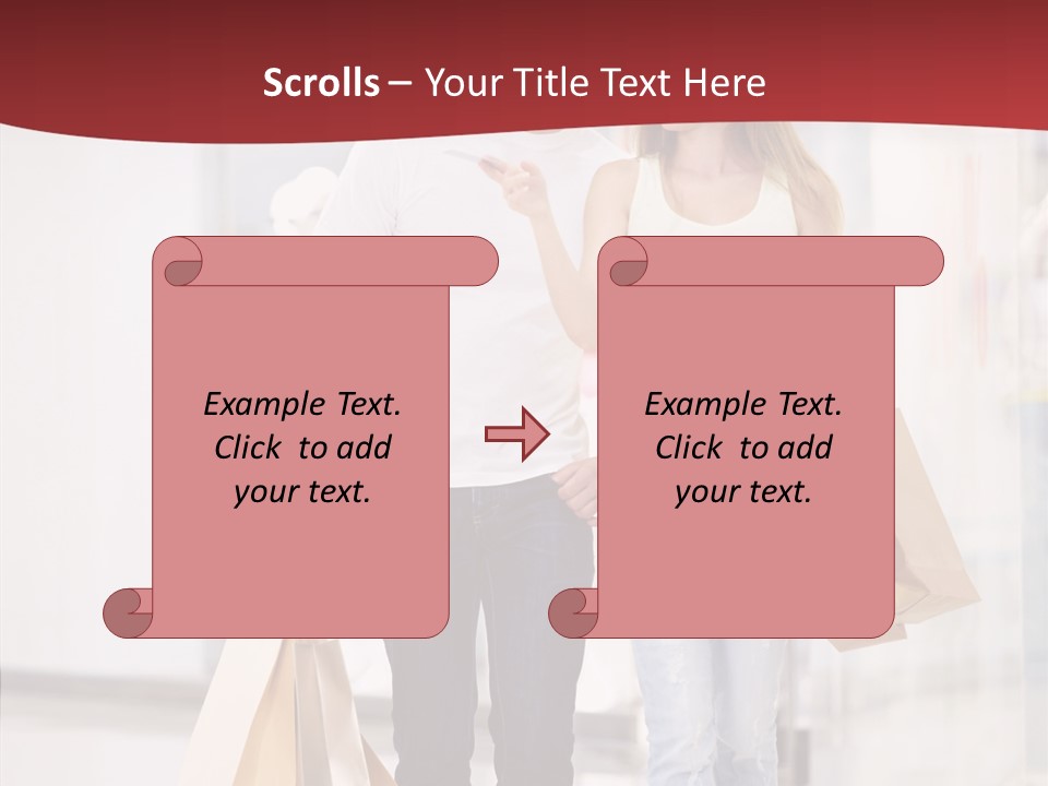 Fashion Buying White PowerPoint Template